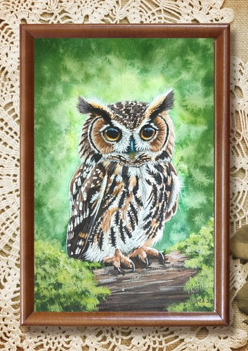 Uhu gemälde handgemalt mit - uhu,