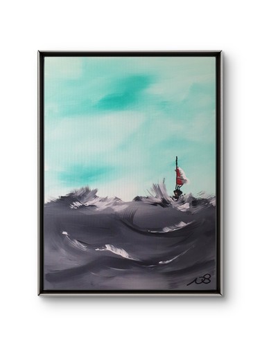 Original acryl gemälde 12x16 - original,