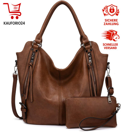 Handtaschen set 2pcs braun - handtaschen,
