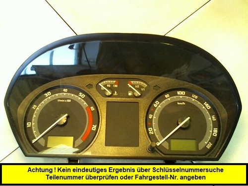 Tachoeinheit skoda fabia - skoda,
