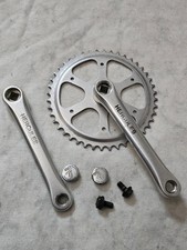Fahrrad Kurbel   HERCULES  Kurbelsatz 44 Zähne 170 mm silber ALU