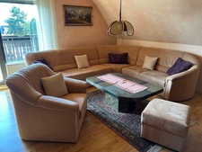 Polstergarnitur mit Sessel