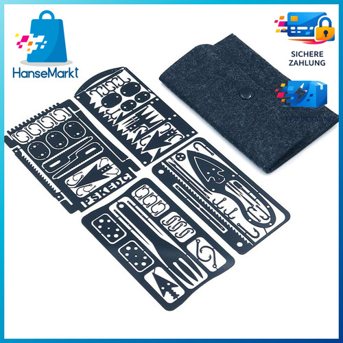 Survival card multi tool - survival, multi-tool
