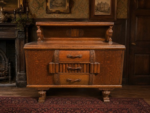 Antike art deco eiche anrichte - antike,