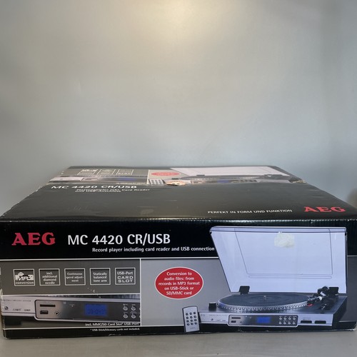 Aeg plattenspieler usb - aeg, mc