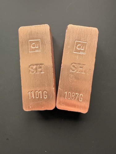 Kupferbarren 999 1000g - , +
