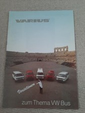 Prospekt VW T 3  mit Varius-Wohnmobilausbau