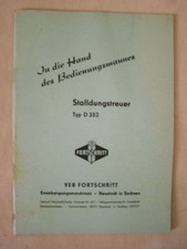 Alte Bedienungsanleitung mit