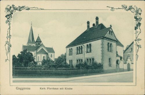 Ansichtskarte gaggenau kath - ansichtskarte,