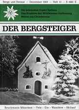 ZEITSCHRIFT  " DER BERGSTEIGER