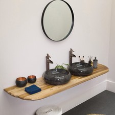 Teakholz Waschtischplatte 180