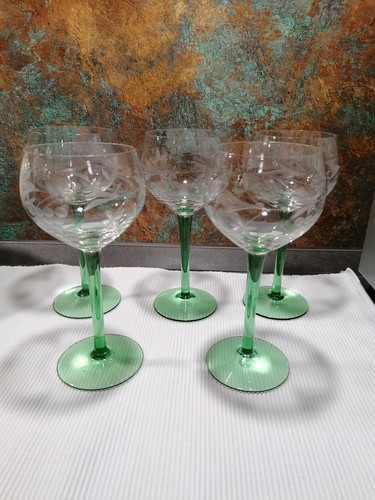Alte weingläser champagner - 5,