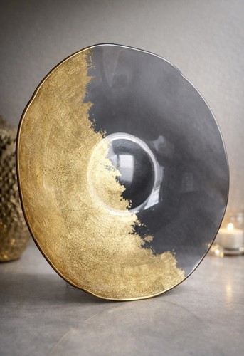 Glas deko designschale - glas,