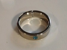 Metall Ring Modeschmuck Gr 19,4  Cm M- 59