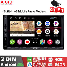 ATOTO S8 Ultra Android Autoradio Built-in 4G Mobile GPS Wireless CarPlay 4G+64G