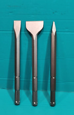 3 Stück Meißel, Spitze &