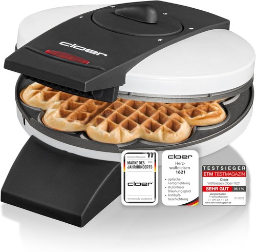 Cloer 1621 waffeleisen - 1621, für