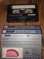 1 Stück Audiocassette Basf Modell Chrome Extra II C 60
