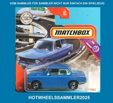 MATCHBOX "1969 BMW 2002" FARBE BLAU OVP UNGEÖFFNET 50/100 ANSEHEN!