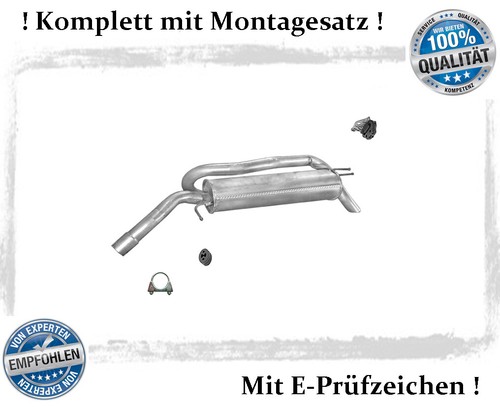 Endschalldämpfer für fiat - endschalldämpfer,