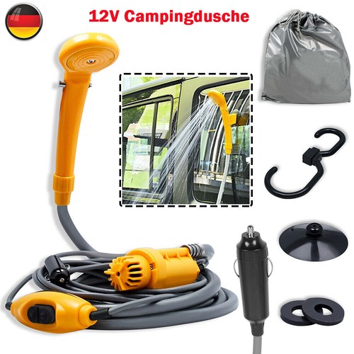 12v camping dusche brause - camping,