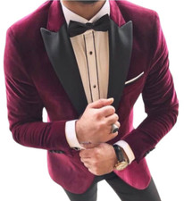 Designer Bordeaux Rot Samt