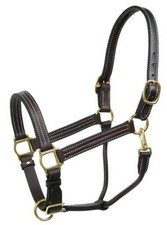 Leder Halfter 3 fach gestickt