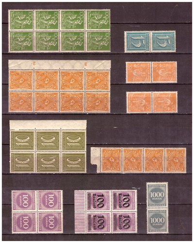 Deutsches reich 1922 - deutsches, sammlung