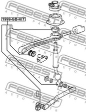 Getriebeschaltlager 1999-GB-KIT FEBEST für BMW 5 Touring 5 6 6 Cabriolet 7 8 1 3