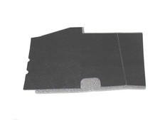 Linke Pappe Verkleidung unter