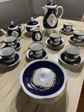 Echt Kobalt Kaffeeservice für 7 Personen