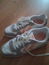 Sneaker Turnschuhe Hummel Beige Lachs Weiß Grau Retro Gr. 41