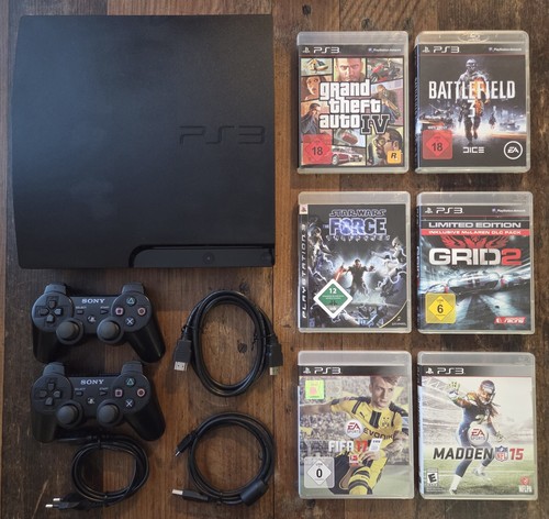 Sony ps3 slim charcoal black - sony,
