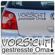 Autoaufkleber Vorsicht