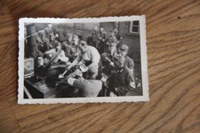 Foto 2. Weltkrieg Soldaten bei Feldküche 3. Reich