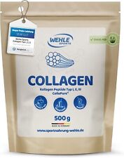 Kollagen Peptide (500g Beutel) Bioaktives Premium Collagen Hydrolysat Peptide