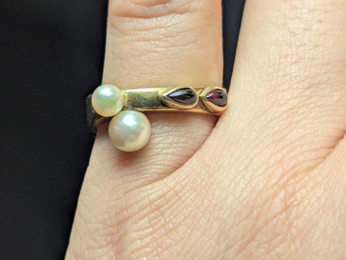 Ring aus 585er gelbgold - aus,