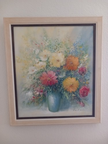 ölgemälde paulsen blumen - Ölgemälde,