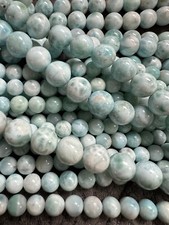 Echter 3A Larimar Edelstein Naturstein lose Perlen 6mm und 8mm