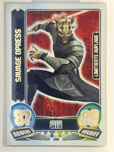 Star wars force - attax, leso