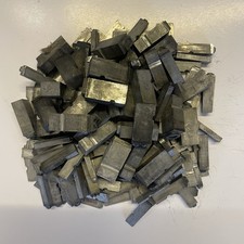 1 kg Bleibuchstaben, Letternblei, Bleischrott, aus Buchdruckerei