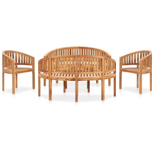 Teak massiv gartenmöbel set - massiv,