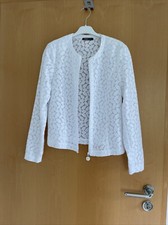 Frank Walder Blazer Jäckchen Spitze Reißverschluss Blätter edel festlich Gr. 36