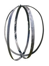 Antiker Eisen Korb Heuei Heukorb ? Patina 19. Jahrhundert Vernietet Aufhängbar