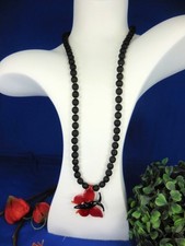 HALSKETTE EDELSTEIN ONYX MATT