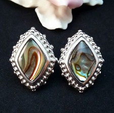 Silver 925 Abalone Shell Stud