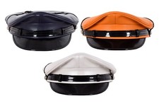 Echtleder Armee Muir Biker schwarz Schirmmütze Polizei Militär Stil Bluf Cap Mütze