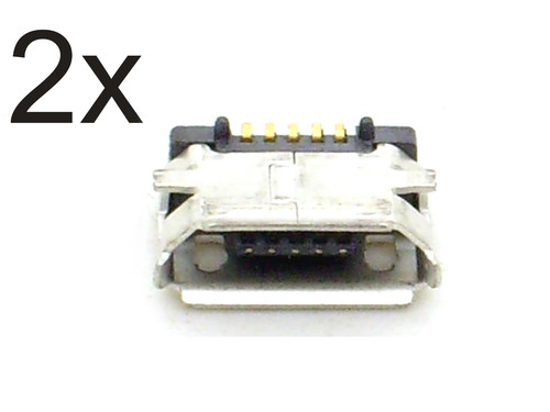 Micro usb buchse - 2x,
