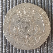 Münze, Großbritannien, 20 Pence, 1983, Elizabeth II