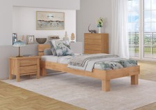 Massiv holzbett buche natur - massiv,